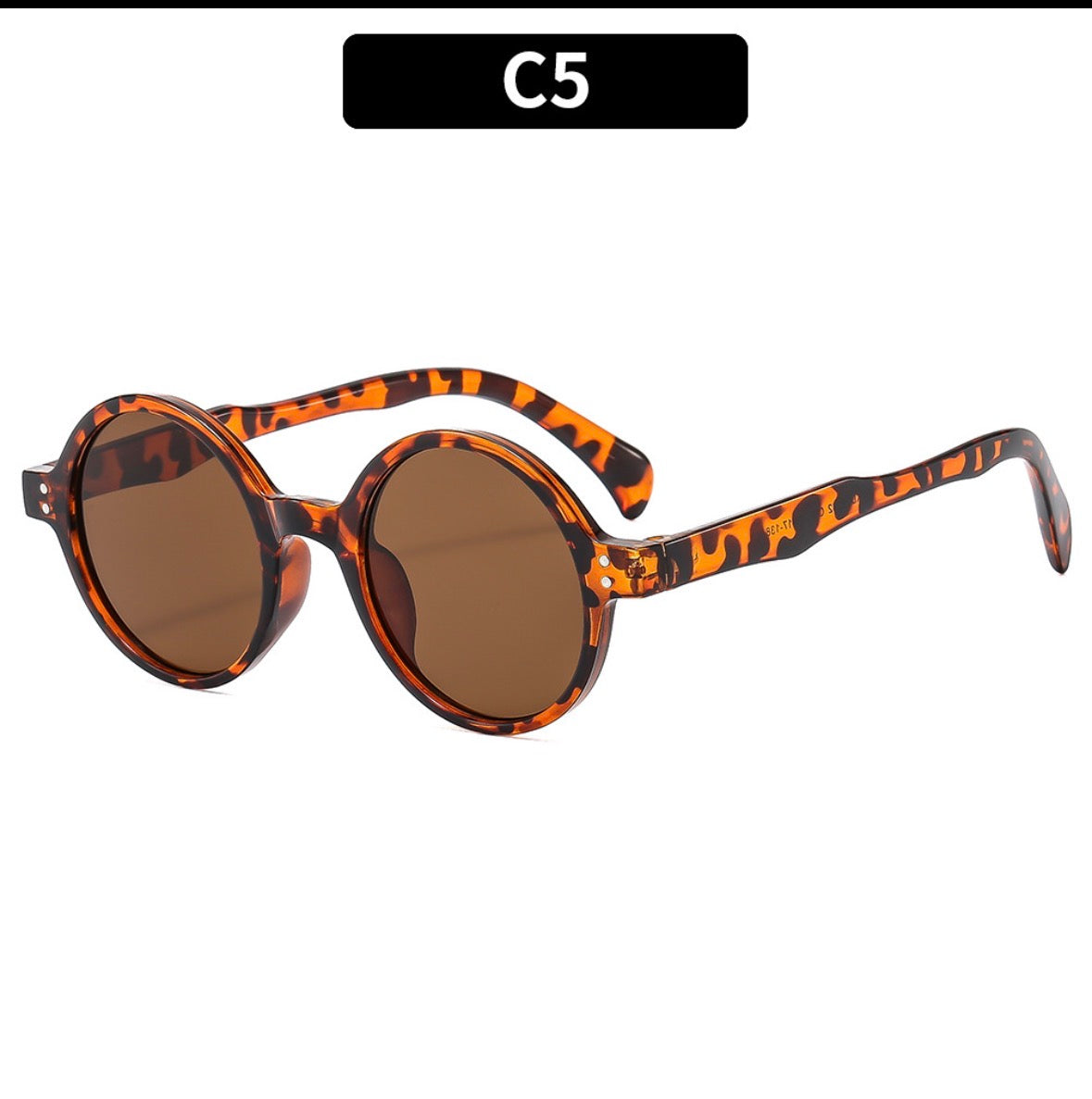 GF16 gafas de sol vintage montura estampado  animal print