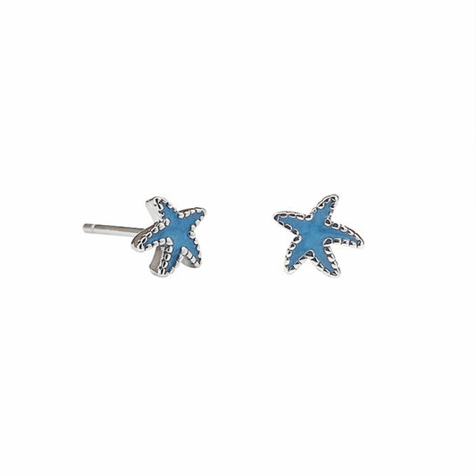 E2984 Aretes estrella mar aleacion 0.5cm