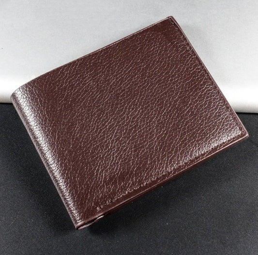 CR70C Cartera para hombre cuero sintetico cafe