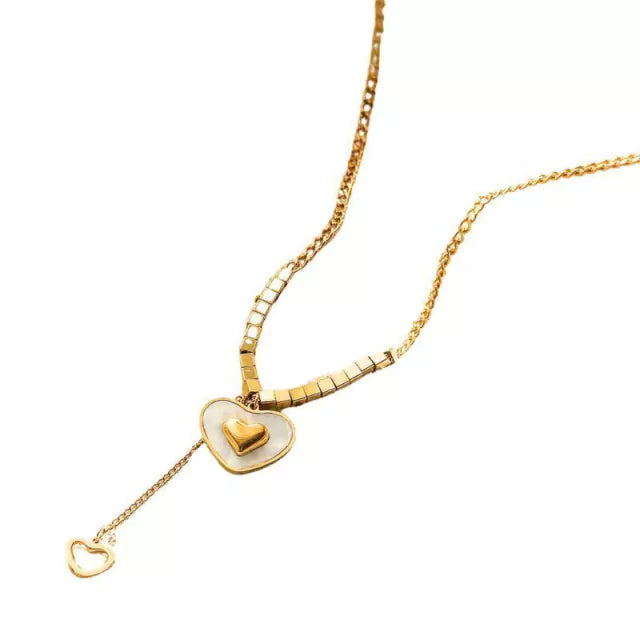 Collar-C127-Corazon-Acero-Titanio-Chapado-En-Oro-18K