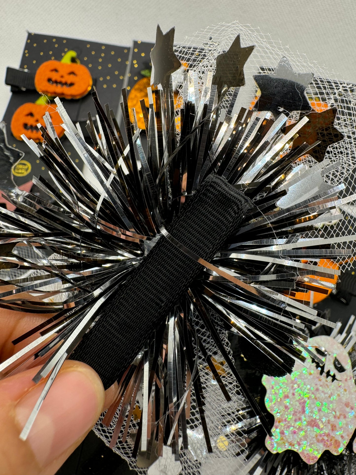 Pinza para el cabello de niña Halloween