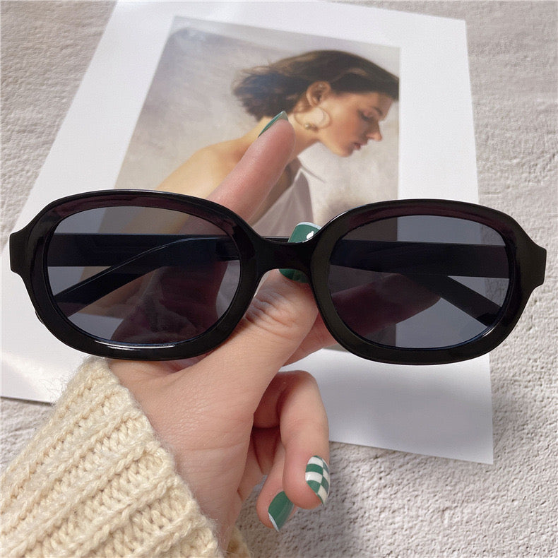 GF45 gafas de sol marco ovalado para mujer protecciónUV