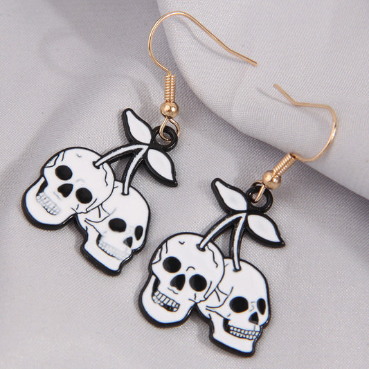 E3793B Cráneo negro día de muertos Halloween 5cm