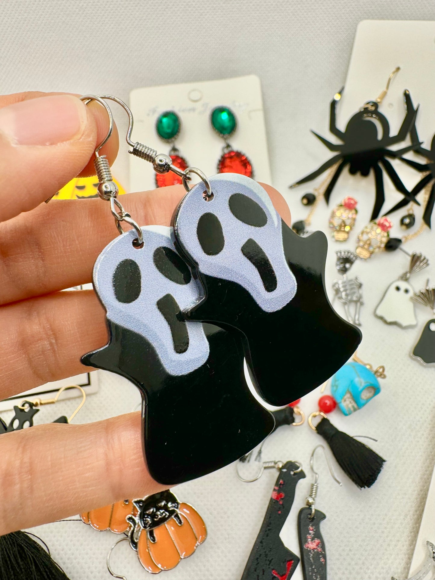 E540 Aretes Ghostface Scream Fantasma