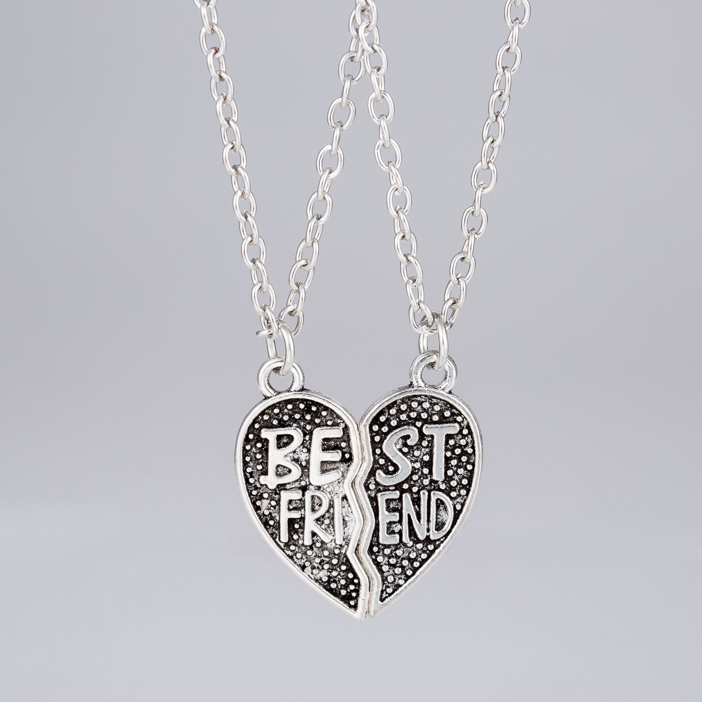 C1111 collar best friend plateado aleacion