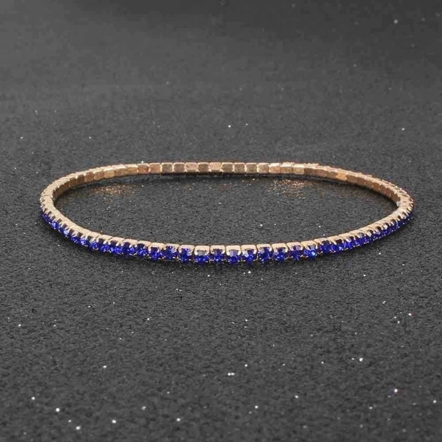 J159 Pulsera Brillante Azul