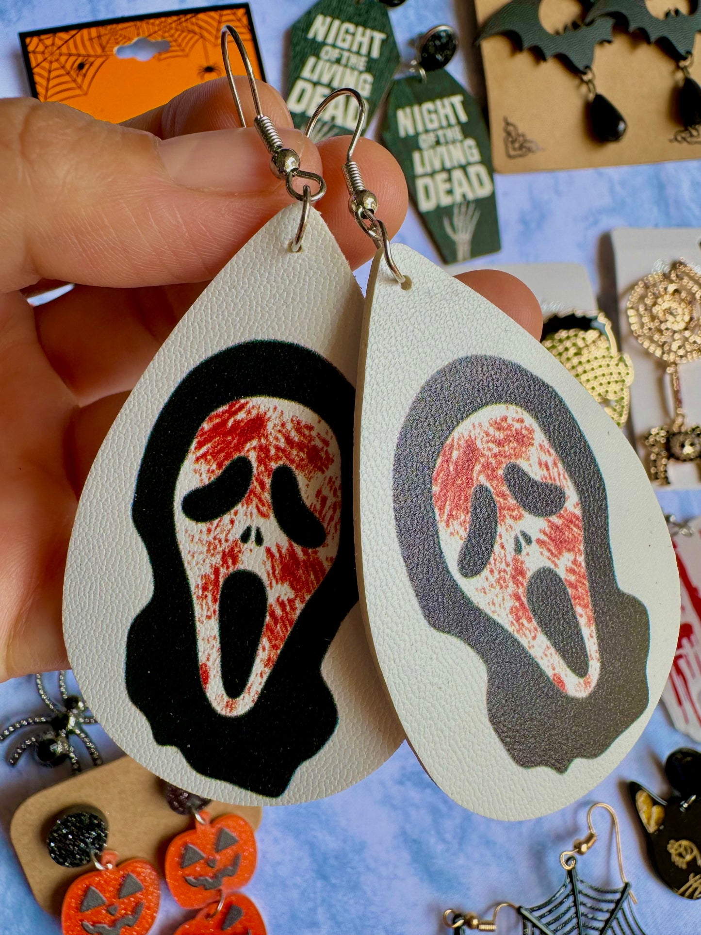 J20 Aretes Ghostface Scream Halloween