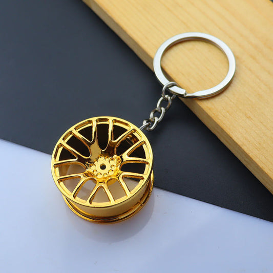 K83 Llavero rin dorado aleacion 10cm
