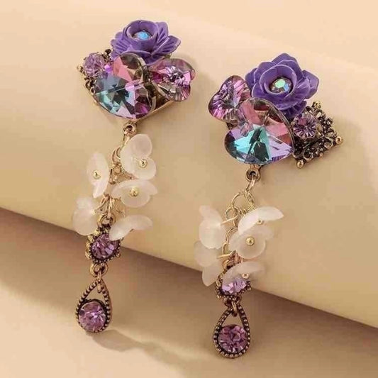 E557-Aretes-Brillantes-Grandes-Ligeros-Flor-Morada