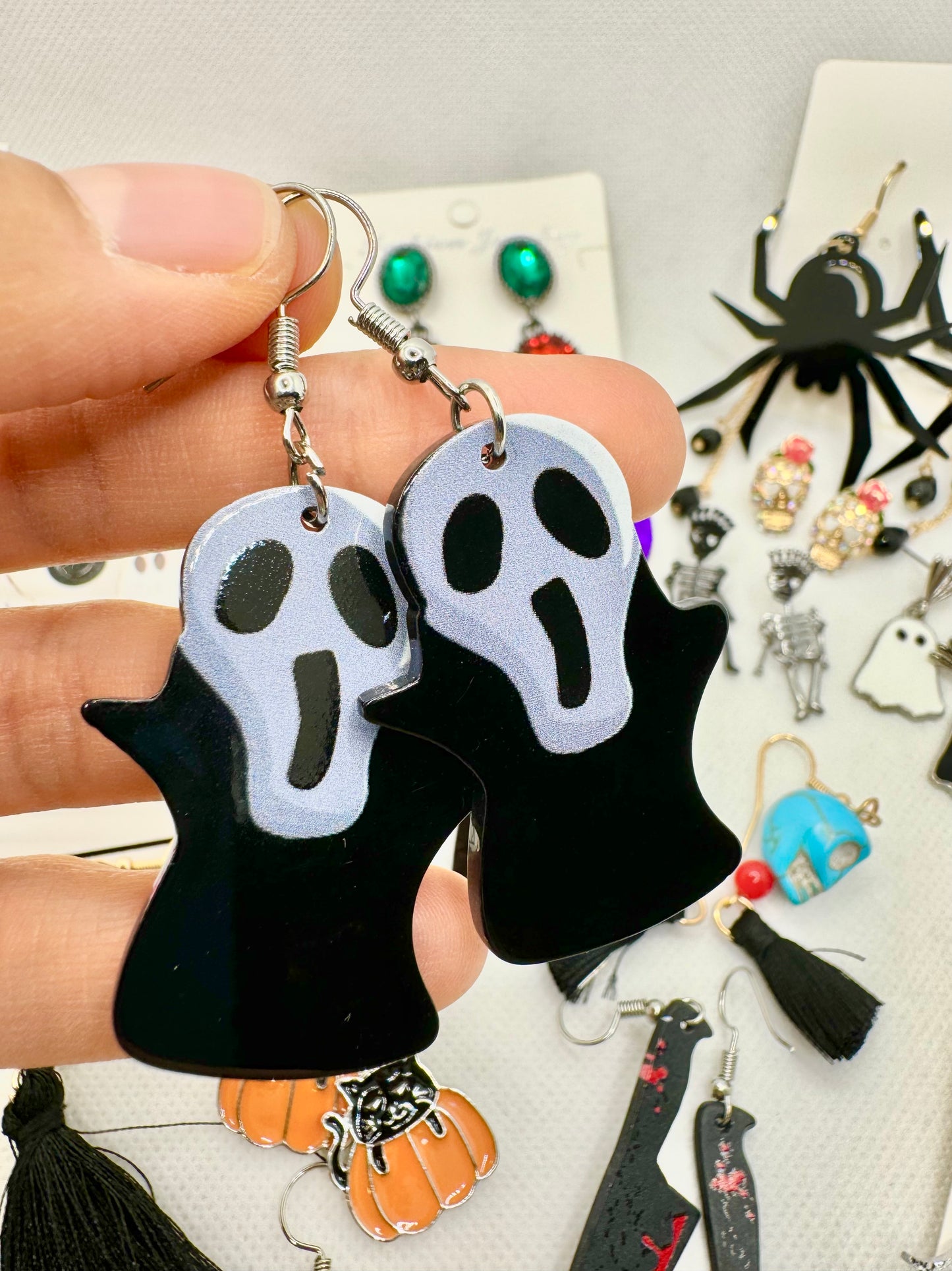 E540 Aretes Ghostface Scream Fantasma