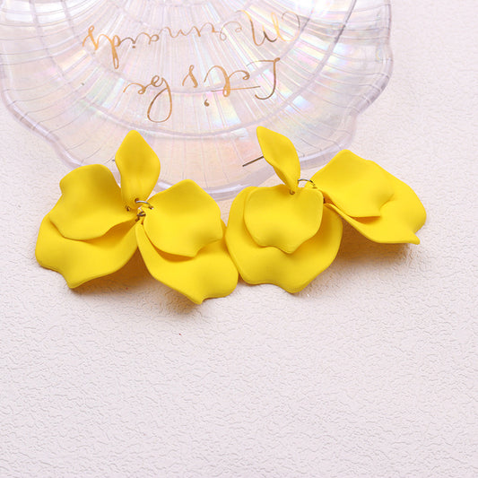 E3644 Pétalo amarillo acrílico 7cm