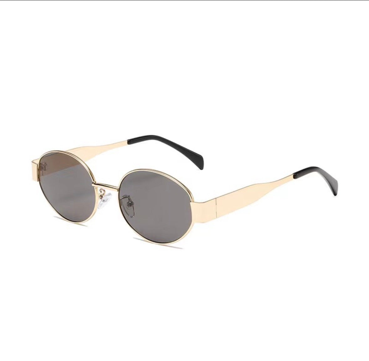 Lent15 lentes de sol ovalados de mujer metal