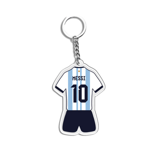 J501 Llavero papa acrilico messi 9cm