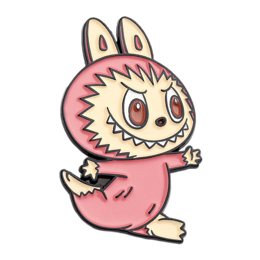 P115 Pin o broche labubu metalico 5.5cm