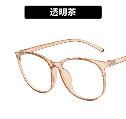 LEN03 lentes ópticas rosa transparente