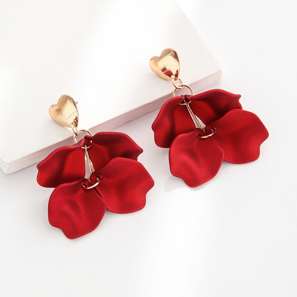 E4923 pétalos rojos acrilico 7cm