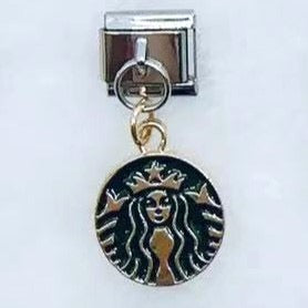 B232 Charm pulsera italiana acero inoxidable