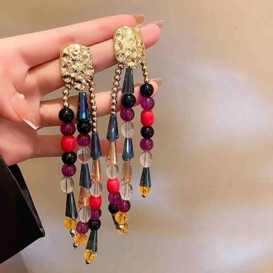 Aretes Grandes E51 Colorido Premium