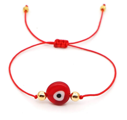 B442 Pulsera ojo turco ajustable