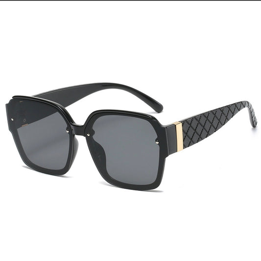 GF43 gafas de sol retro unisex protección UV409 negros