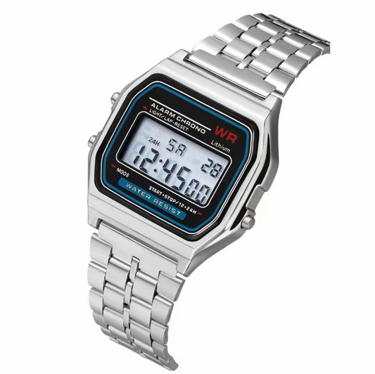 R131P Reloj para mujer cuadro estilo Cassio aleacion
