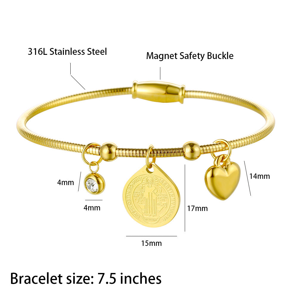 B241 Brazalete acero inoxidable