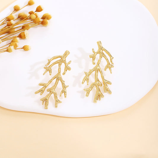 E3241 Aretes ramas acero inoxidable 4cm