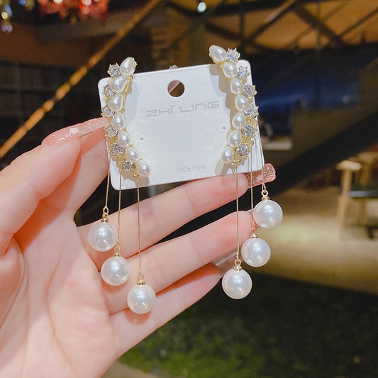 E3978 Areyes perlas aleacion 7cm