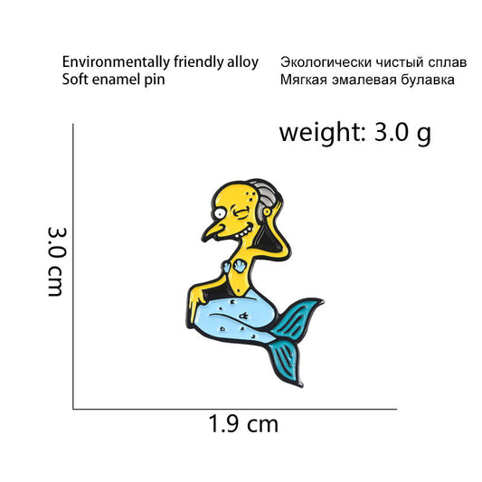 P129 pin burns los simpsons 3cm
