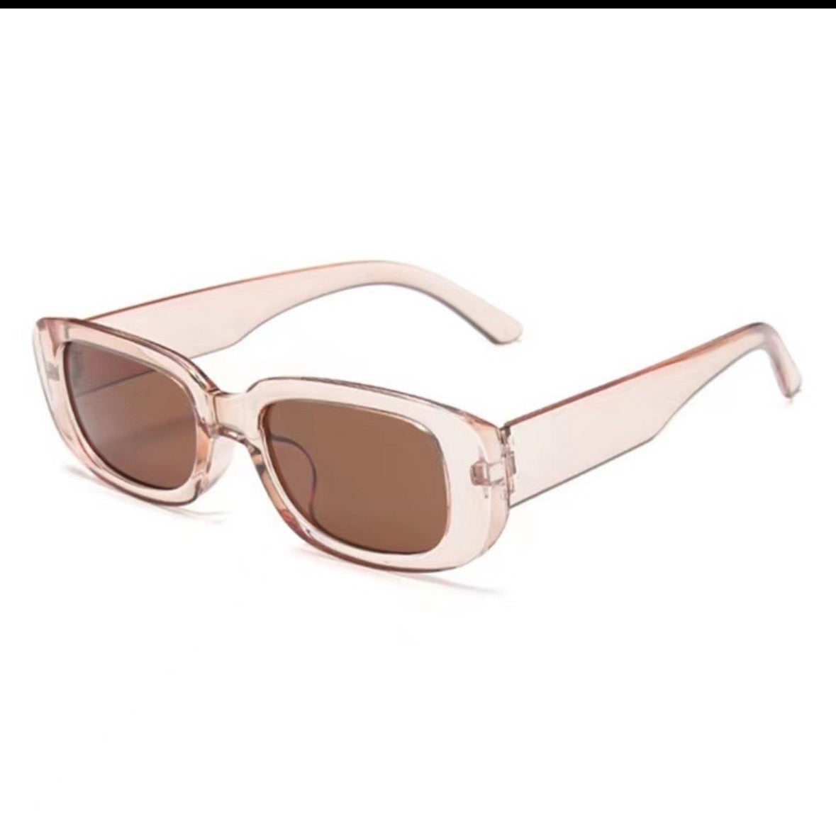GF27 Gafas de sol rosas transparentes