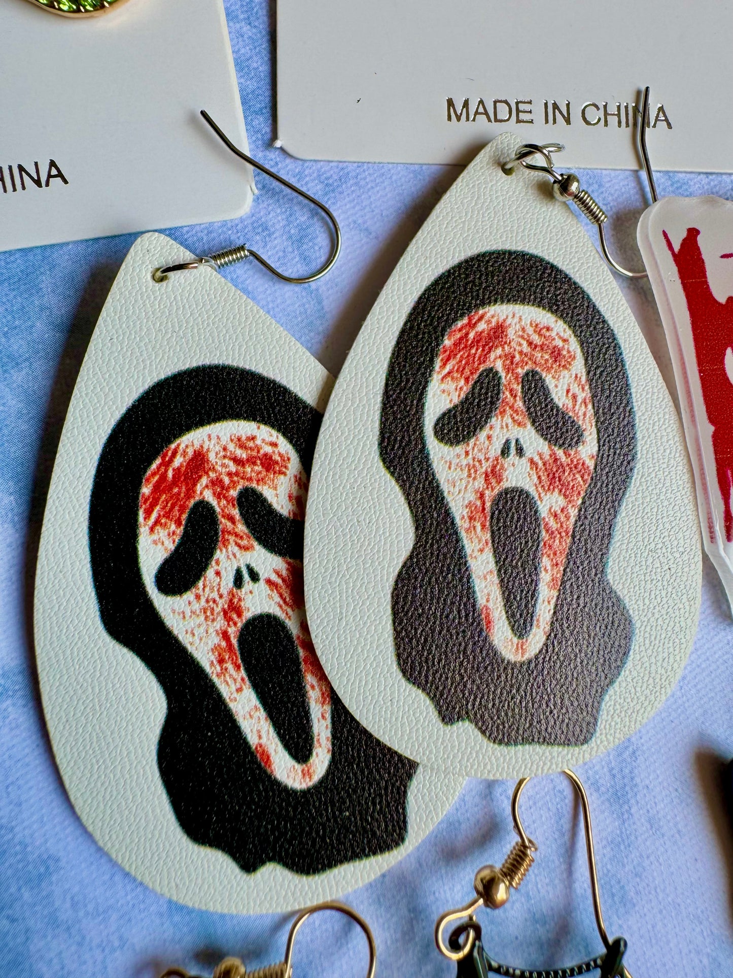 J20 Aretes Ghostface Scream Halloween