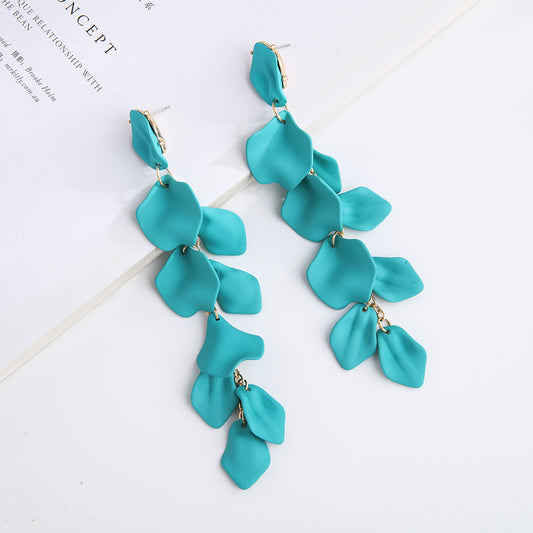 E3703 pétalos azules acrilico 11cm