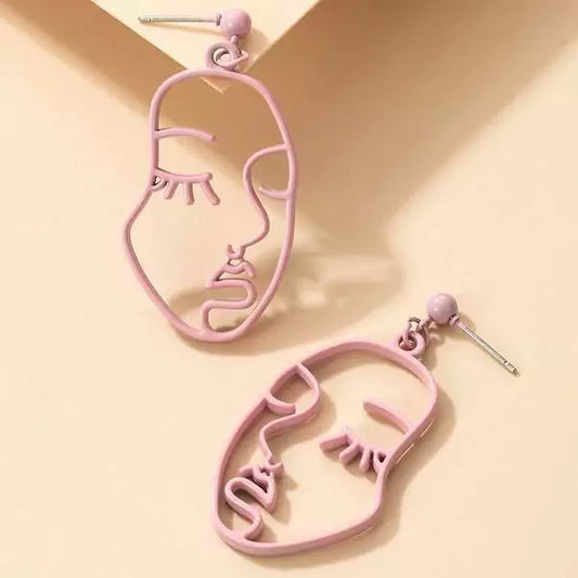 Aretes 1060R Aleación Cobertura Barniz Rosa