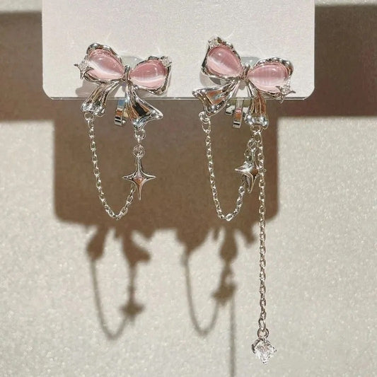 E4628 aretes mariposa colgante aleación 3cm