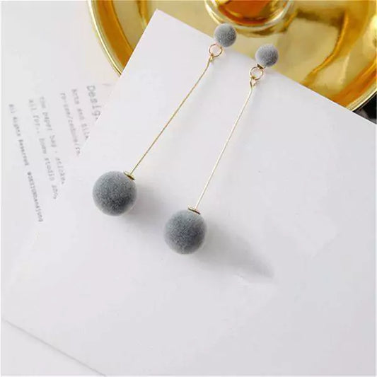Aretes 1038G Colgante Aleación Pompon