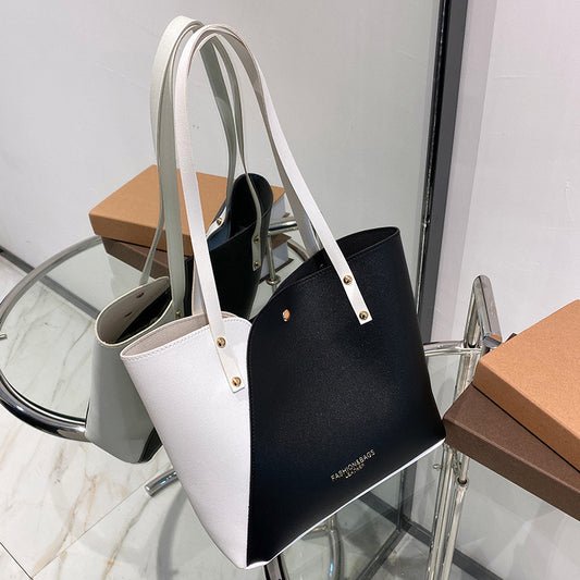 J579 Bolso de mano cuero sintetico largo 25cm altura 23cm ancho 7cm