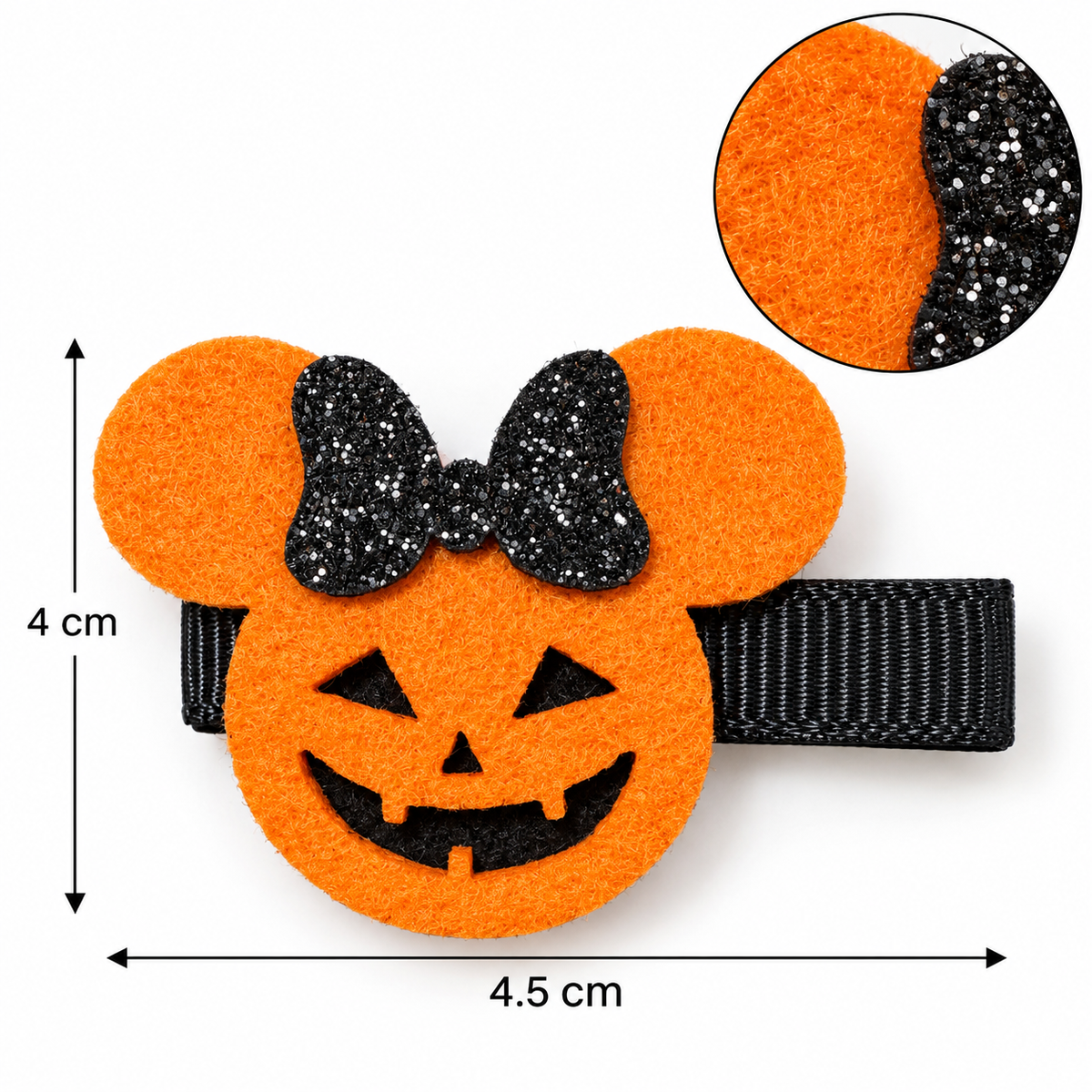 PZ4 Pinza de calabaza brillo para cabello
