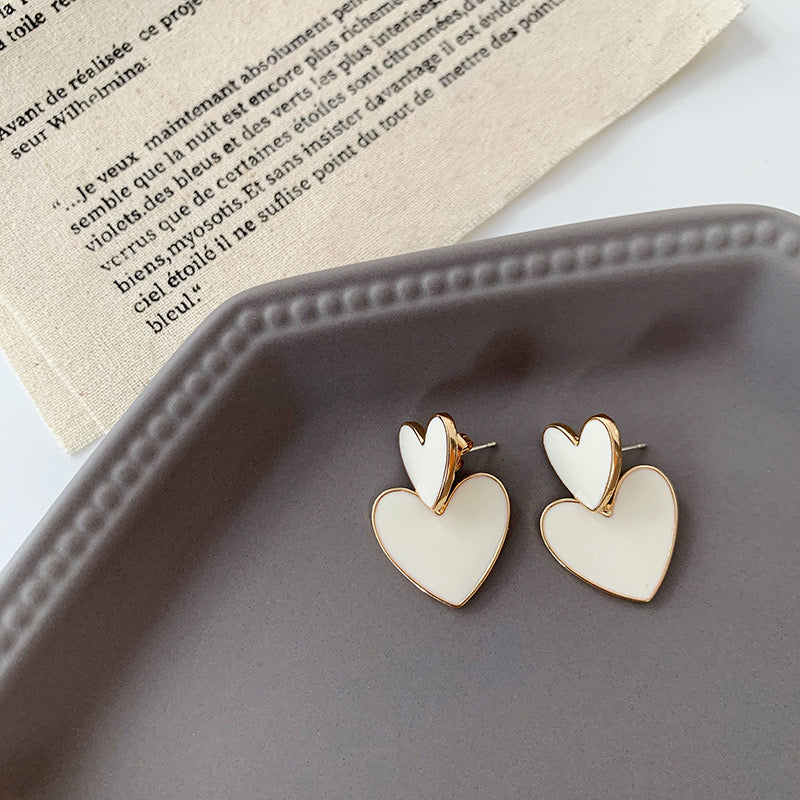 E2048 Aretes corazon desmontables