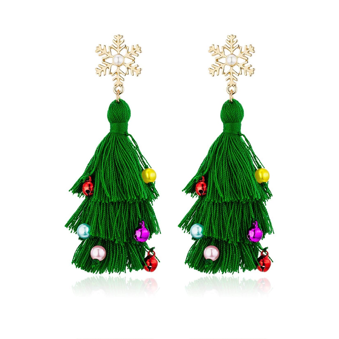 E4149 Aretes árbol de Navidad 9cm