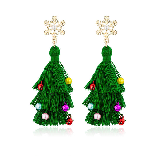 E4149 Aretes árbol de Navidad 9cm