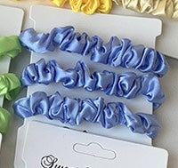 Ac205 Donas para el cabello azul elástica