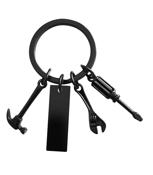 K103 Llavero de herramientas acero inoxidable 10cm