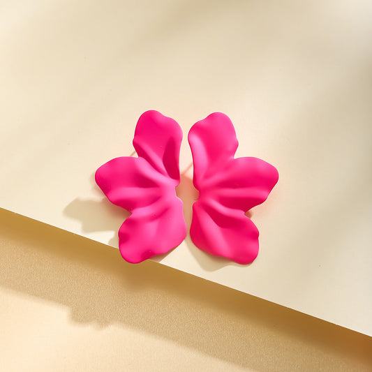 E7335 Aretes ala esmaltada aleacion 5cm