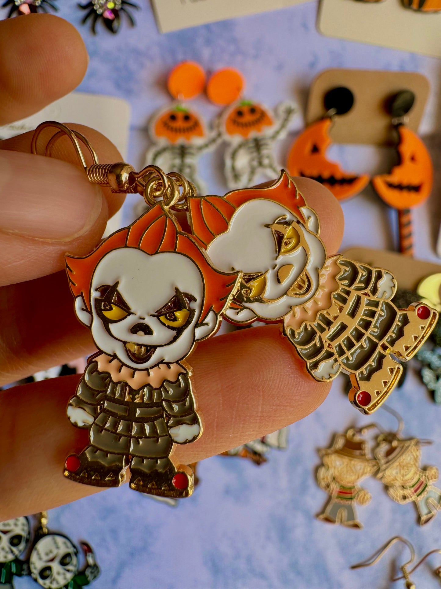 JY30 Aretes Payaso Eso It Halloween