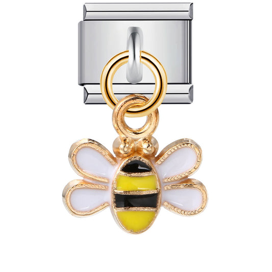 B258 1 pieza para pulseras italianas acero inoxidable 1cm