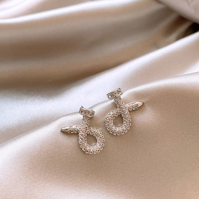 E2977 Aretes aleacion brillante 1.5cm