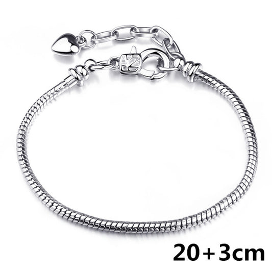 B287 Pulsera tipo Pandora cobre 25cm