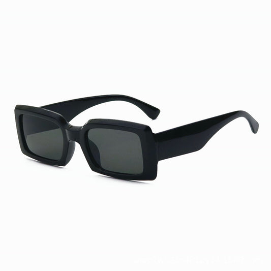 Gf37 gafas de sol cuadradas completamente negras unisexo