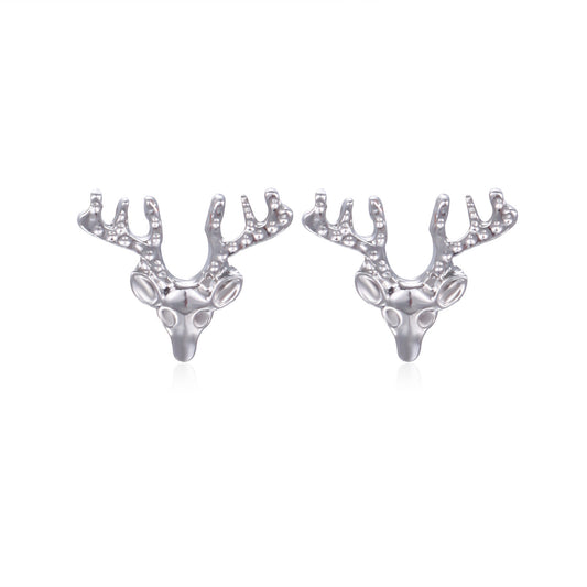 E4210 aretes reno de cristal aleacion 1cm