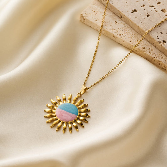 C1015 collar sol acero Inoxidable 21cm de largo 4cm